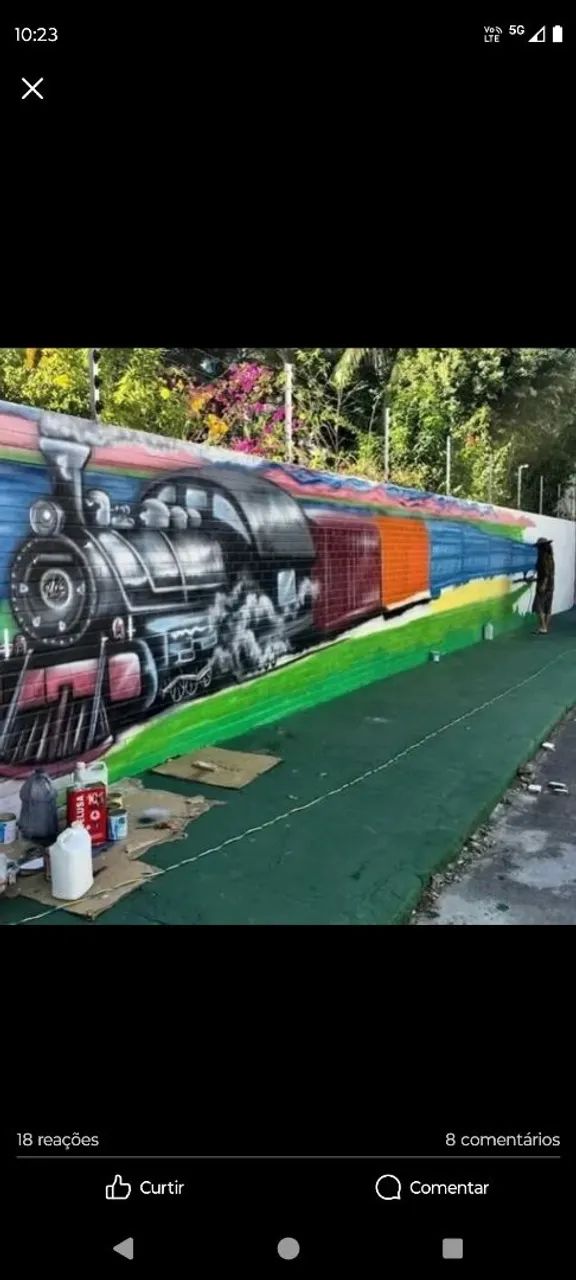 Paineis pinturas personalizadas grafittis  - Foto 4