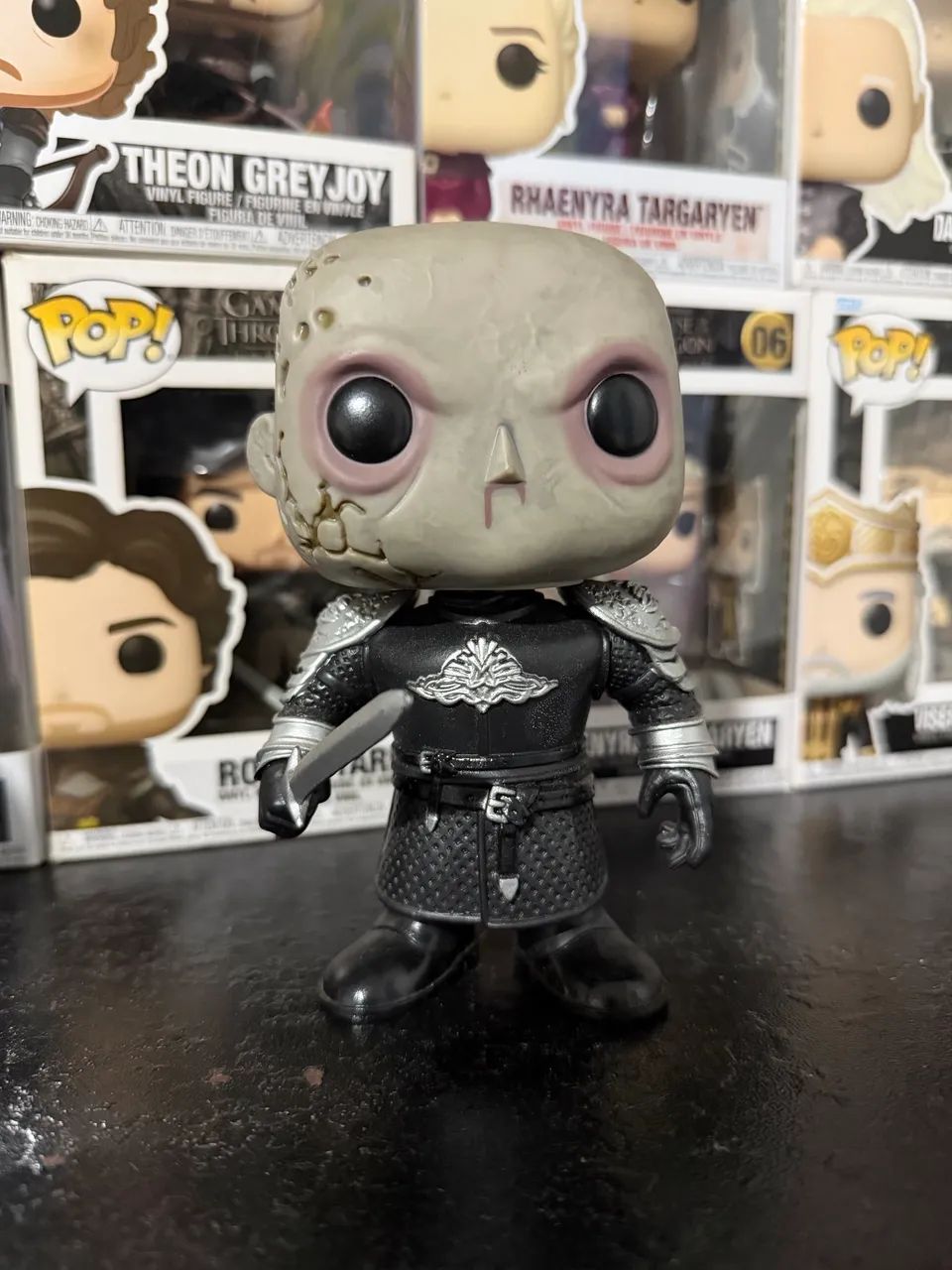 FUNKO POP GAME OF THRONES - THE MOUNTAIN UNMASKED 85 SUPER SIZED 6