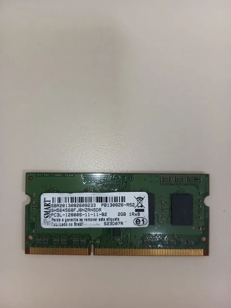 Memória DDR3 2gb notebook