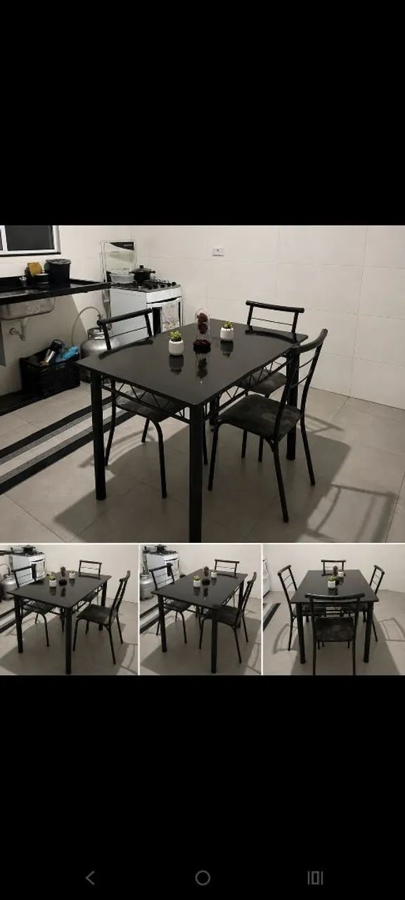 MESA DE MÁRMORE PRETO - Foto 4