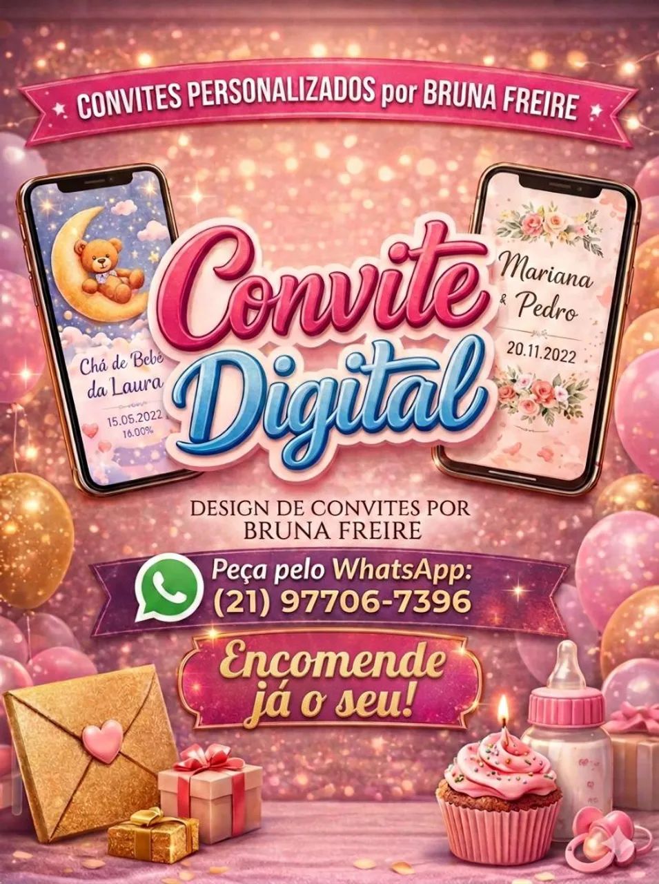 Convites digital, animados , interativos infinitos 