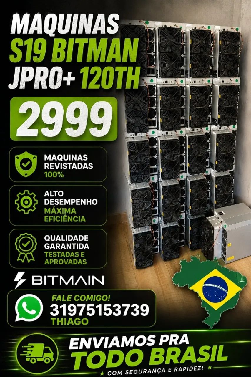 S19 120TH JPRO+ Bitman Mineradora 
