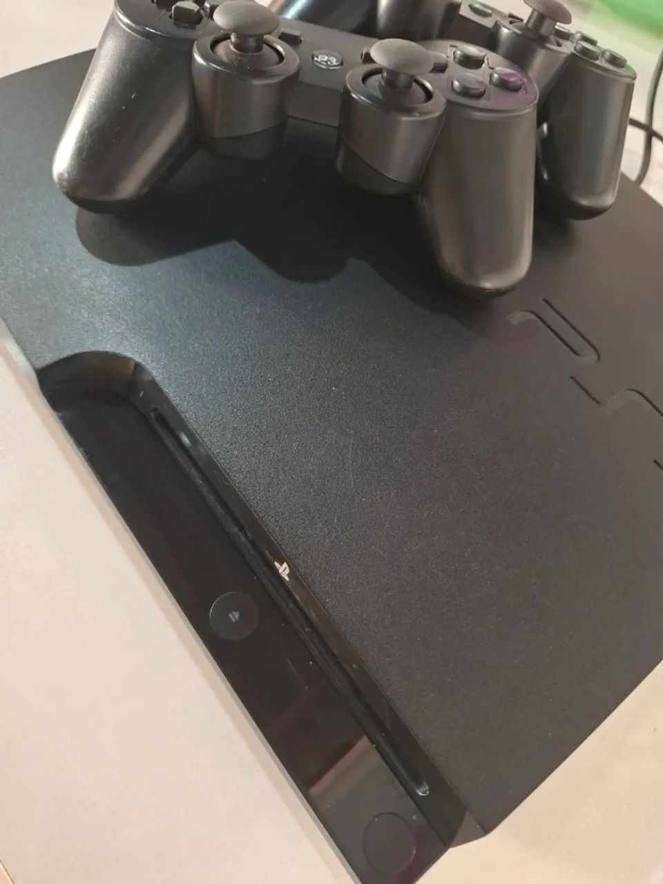 Play Station 3 Slin + 1 Controle + Jogos na memória + 2 mídias físicas - Foto 2