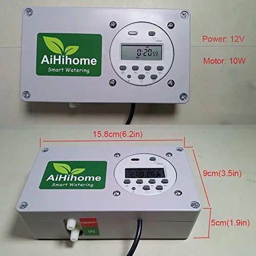 Sistema de Irrigação Automatizado com Timer para Plantas Hortas Jardins kit Completo - Foto 3