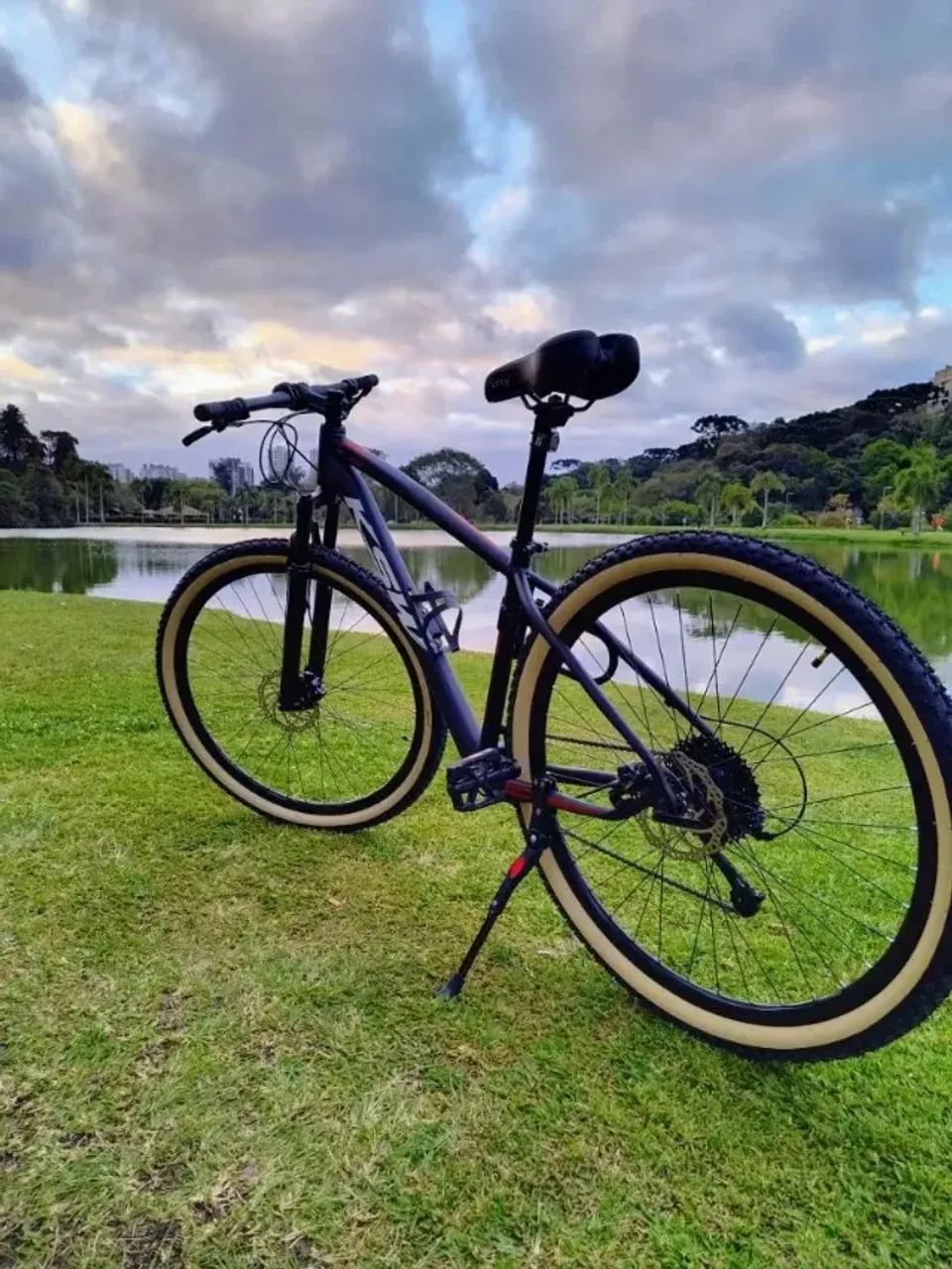 Bicicleta Aro 29 Ksw 9v Freio Hidráulico Trava E K7 11/40 - Foto 5