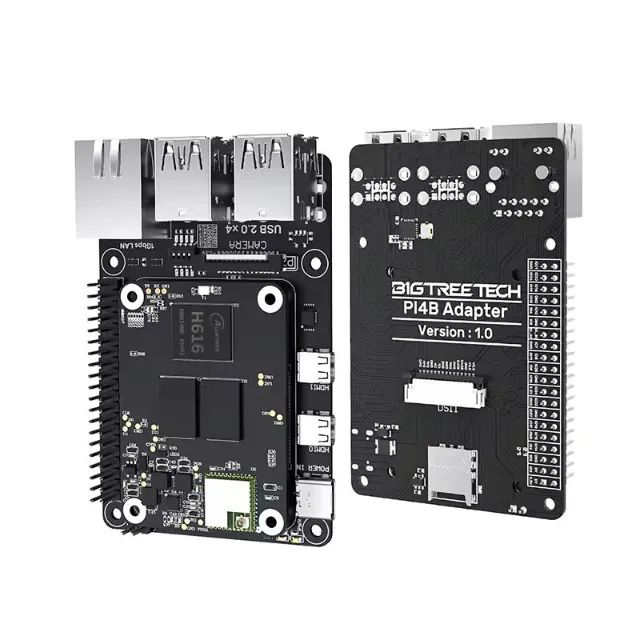 Kit Klipper BIGTREETECH BTT CB1 E Adaptador Pi4B SKR Mini E3 V2 MicroSD 32Gb Para Impresso - Foto 3