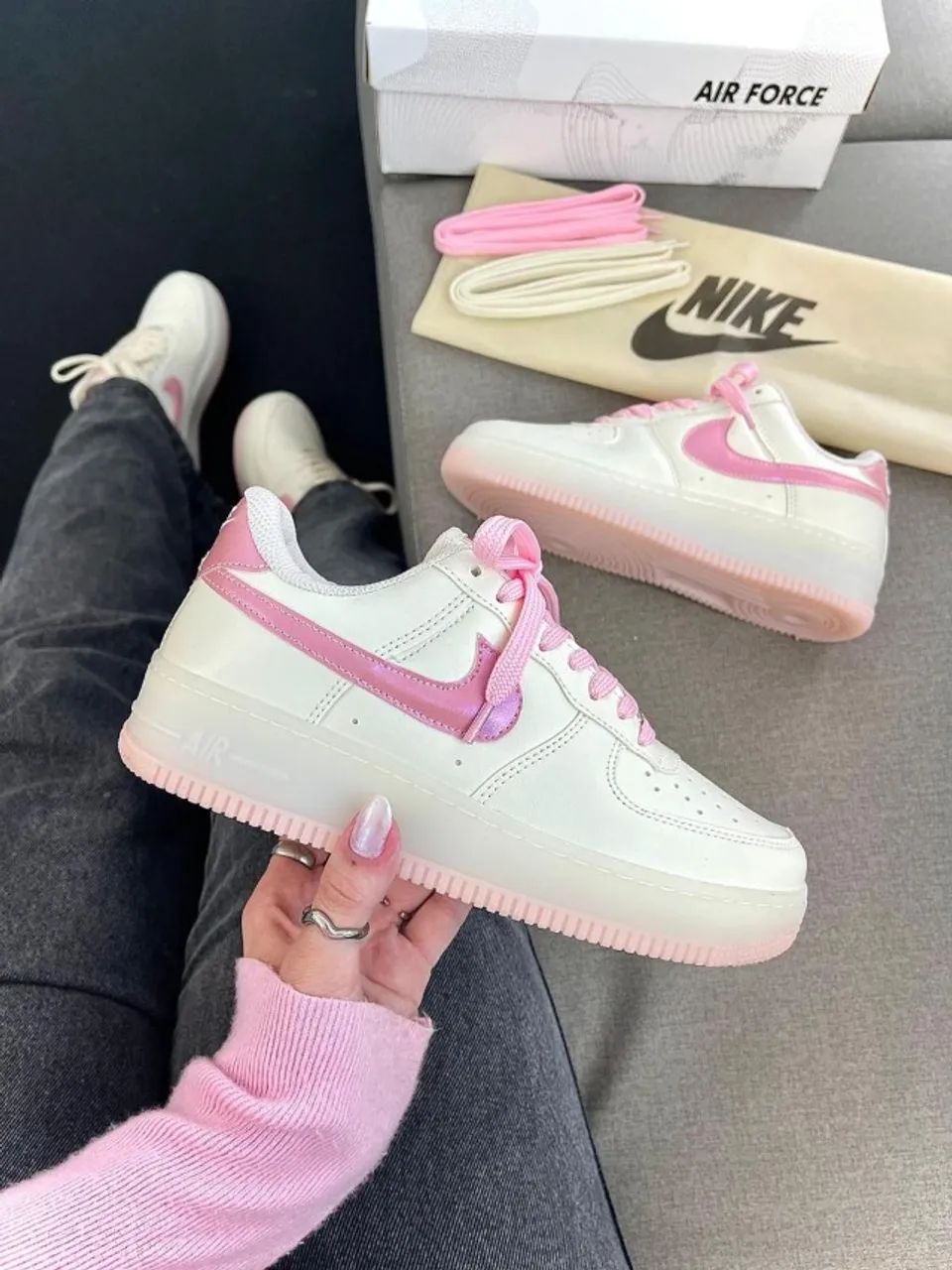 Tênis Nike Air Force Sola Gel Masculino - Foto 3