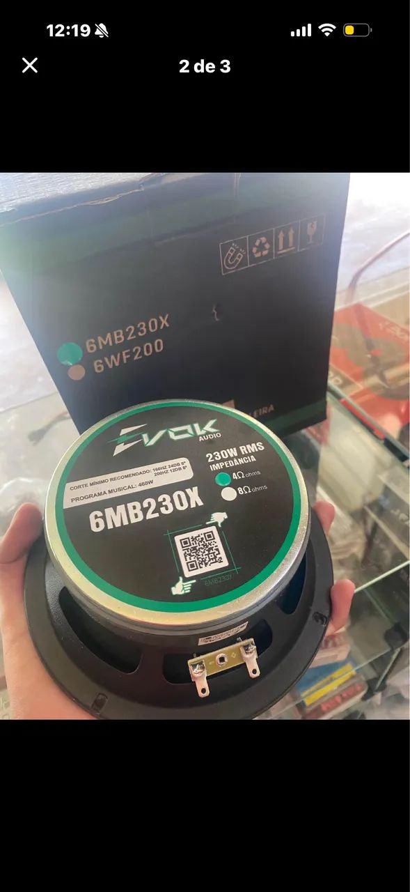 Evok 230rms 6 polegadas  - Foto 2