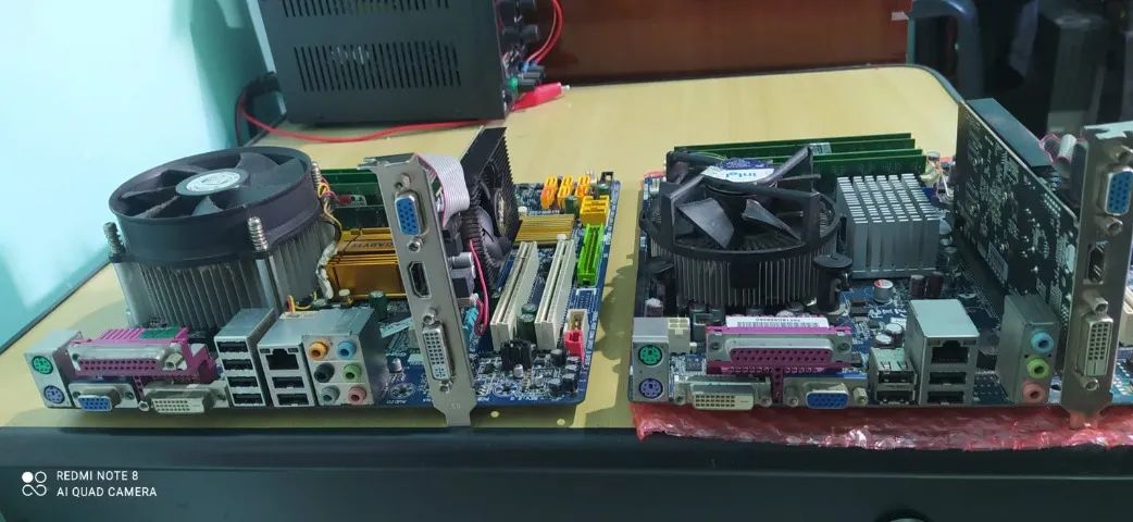 Kits placa mãe + placa de vídeo core 2 duo, 8GB de Ram - Foto 4
