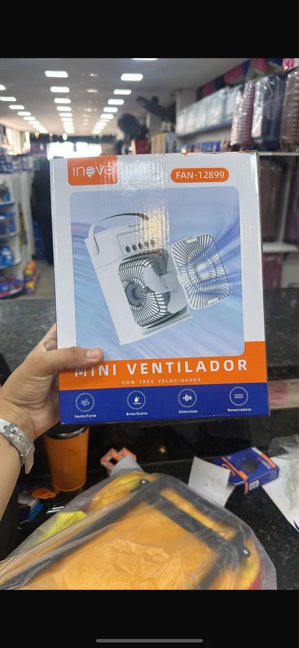 4 unidades de Ventiladores Portáteis para várias ocasiões, incluindo acampamento - Foto 6