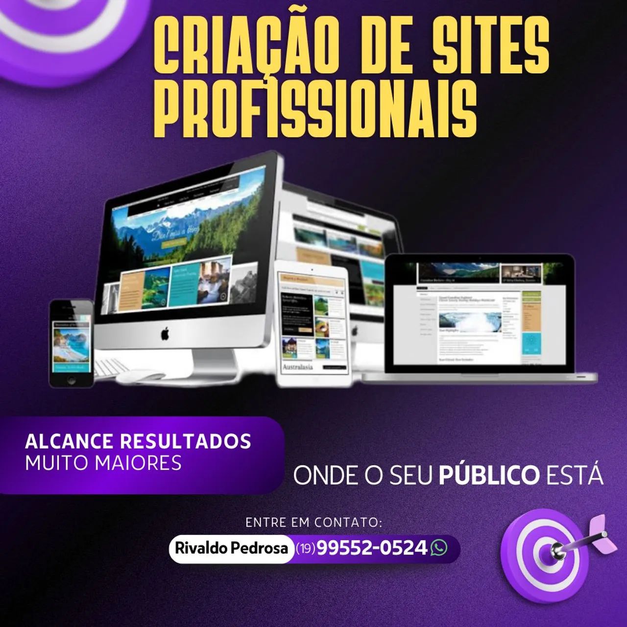 Criação de sites profissionais 