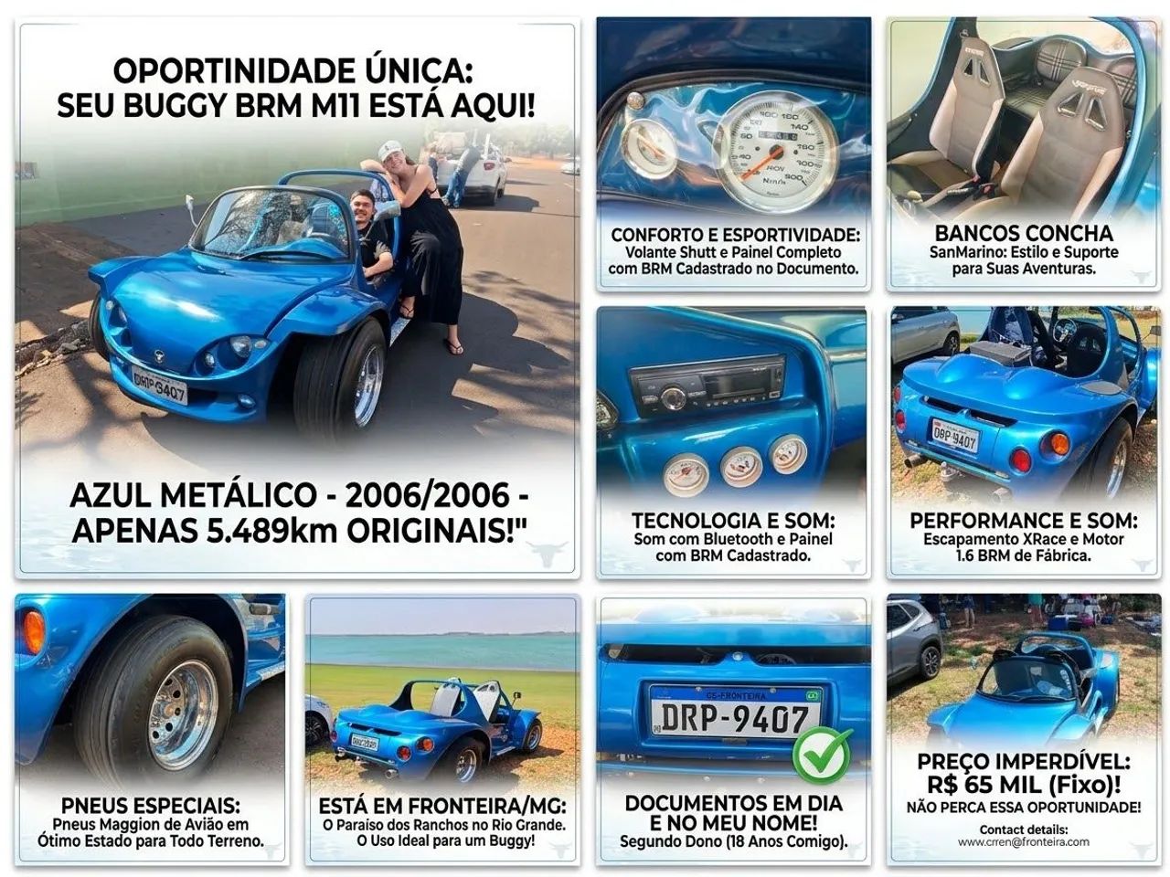BRM Buggy W. Turing/luxo/m-11 Absolut 1.6 8V 2006 - Foto 2