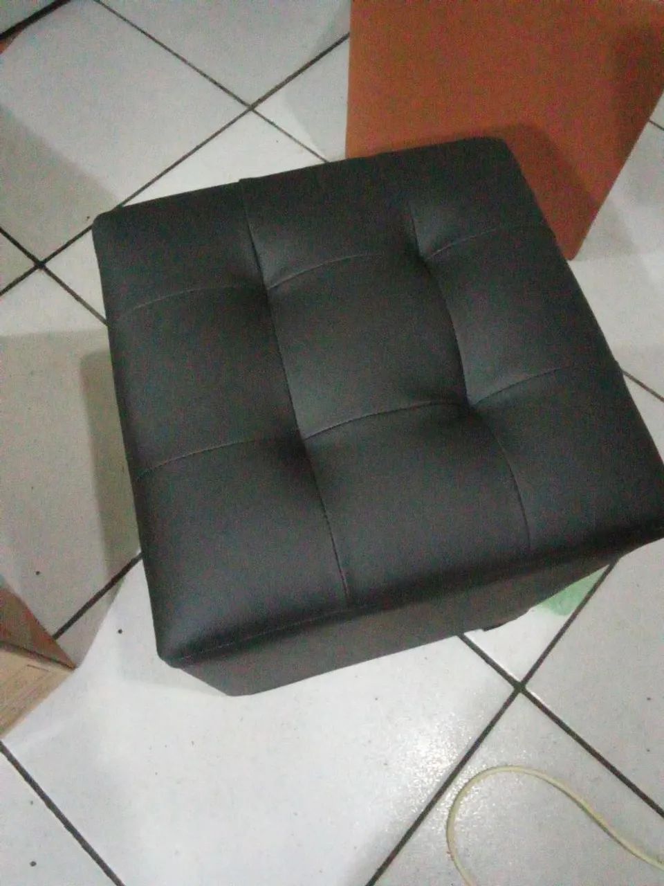 Pufe couro  - Foto 2