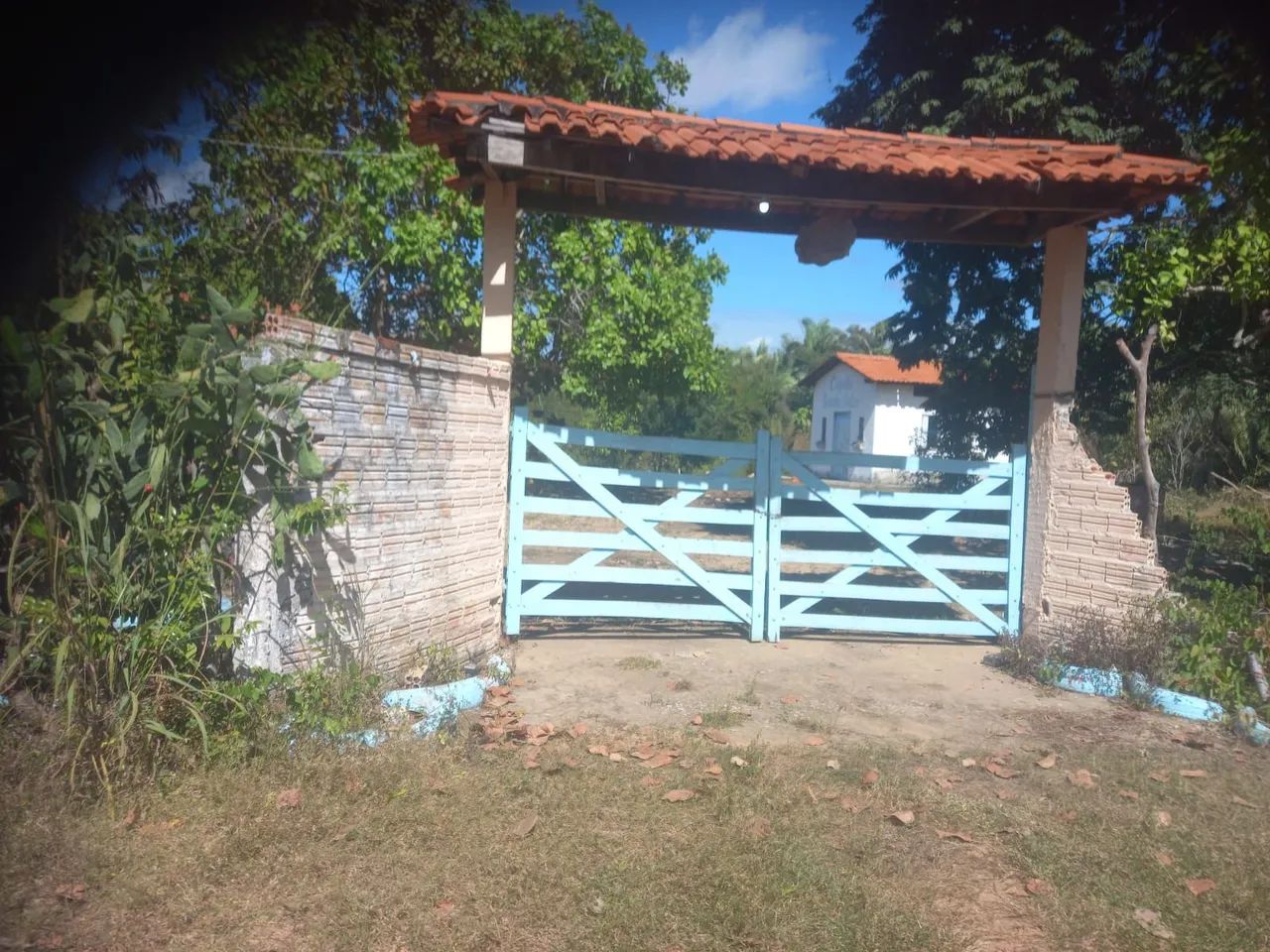 Sitio completo com água natural