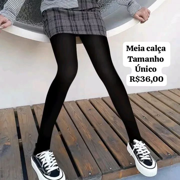 Meia-calça feminina minha premium importada - Foto 4