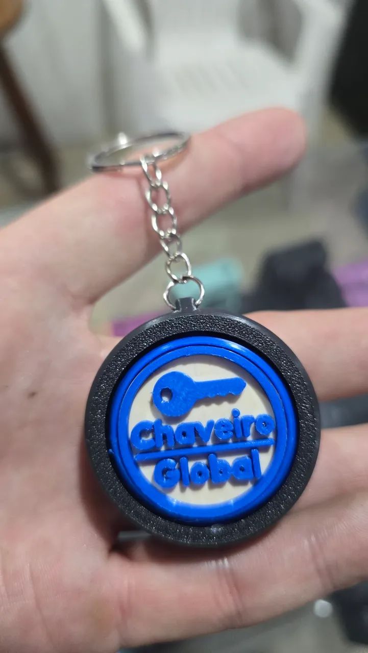 Chaveiro personalizado 3D - Foto 3
