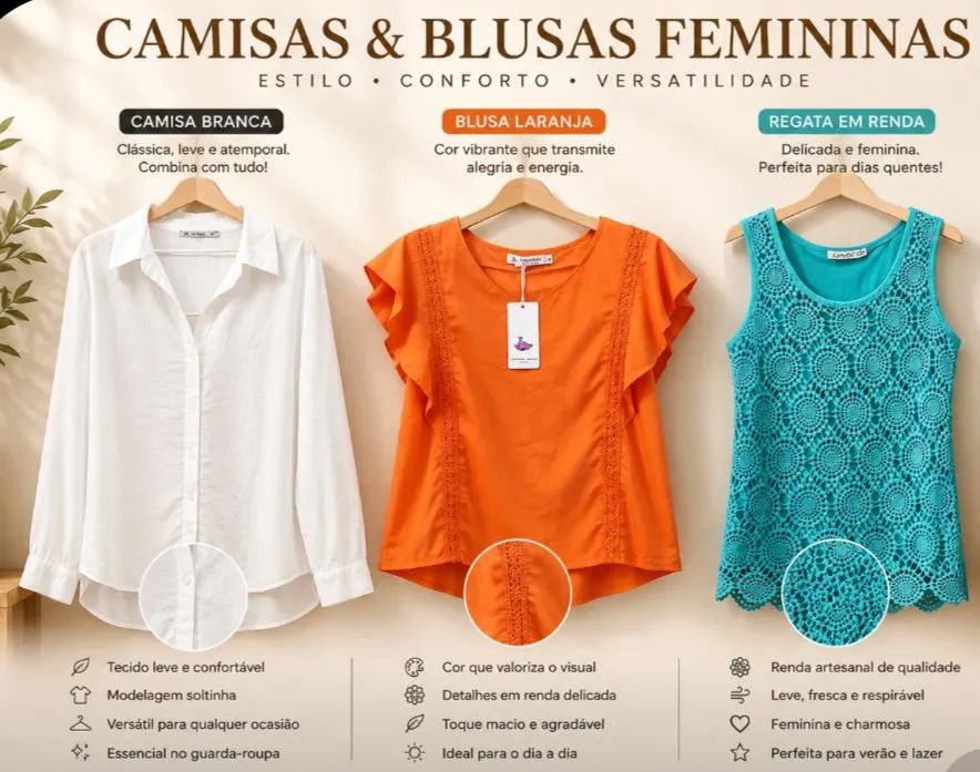 Camisas sociais manga longa  - Foto 2