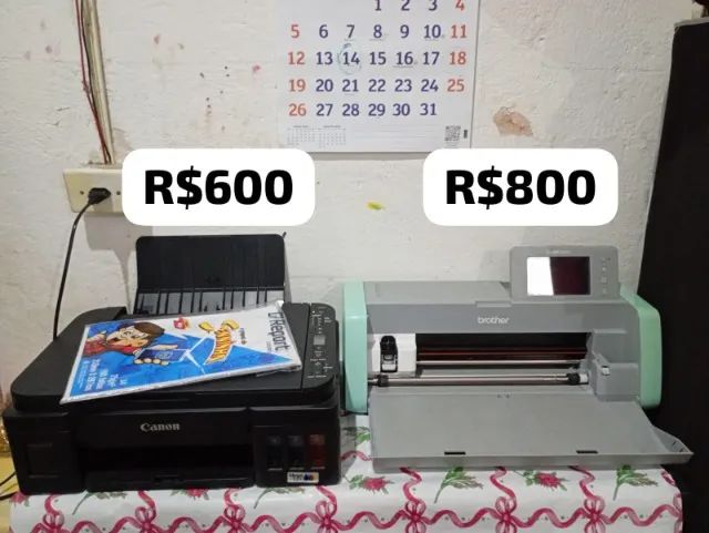 Impressora Multifuncional e Máquina de Corte