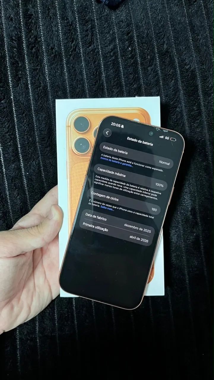 iPhone 17 Pro Max 256 GB - Laranja - Foto 5