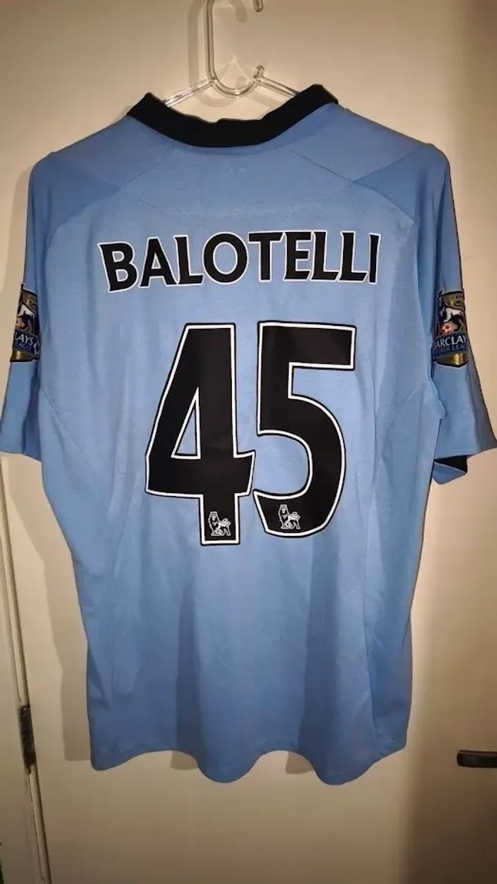 Camisa Manchester City 2012-13 (GG) - Balotelli #45 - Roupas
