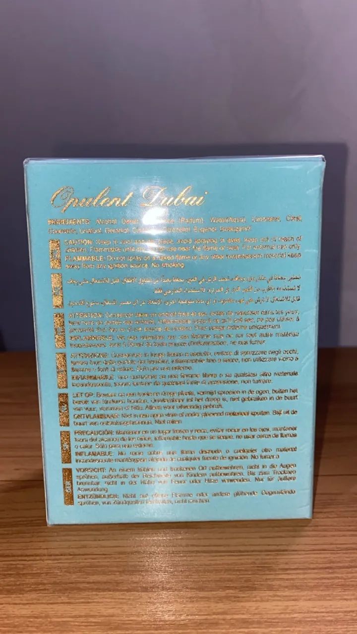 Perfume lattafa opulent dubai 100ml - original - lacrado - Foto 2