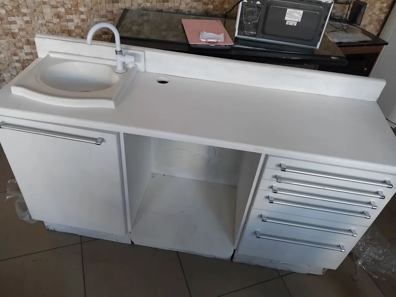 Balcão bancada clinica
