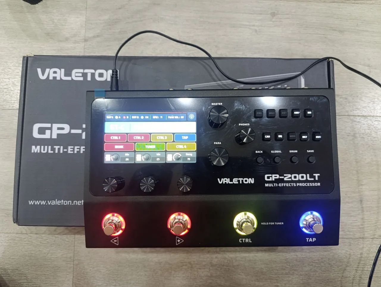 Pedaleira Valeton GP 200 LT - Instrumentos musicais - Lago Azul, Manaus ...