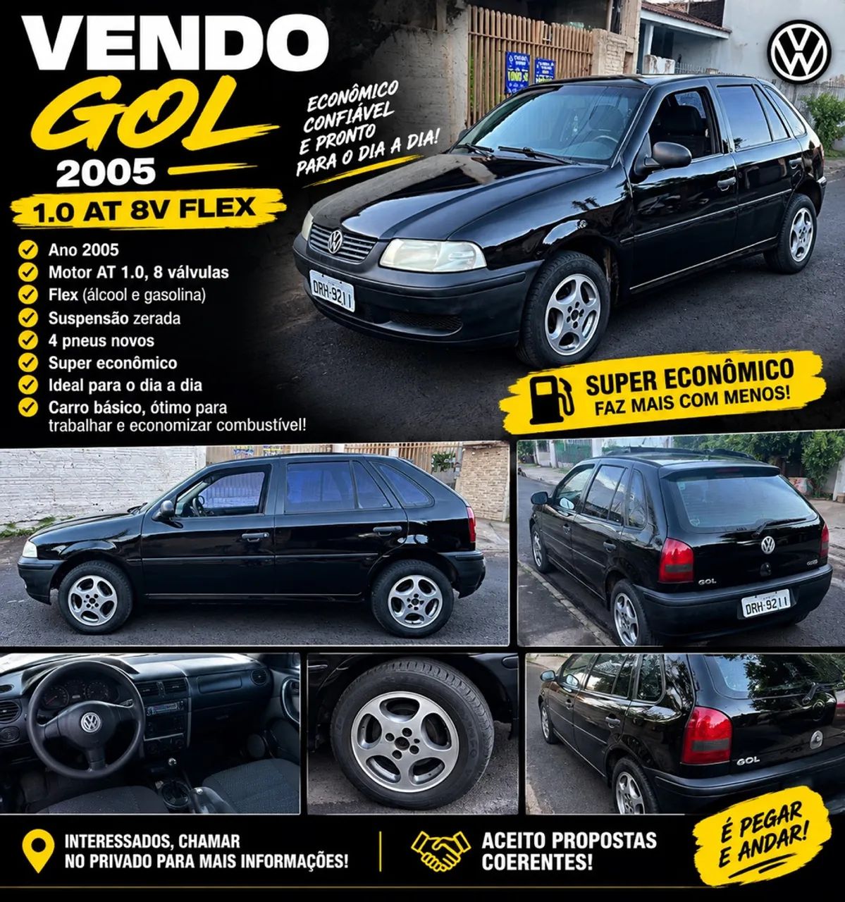 Volkswagen Gol GOL CITY (TREND)/TITAN 1.0 T. FLEX 8V 4P 2005
