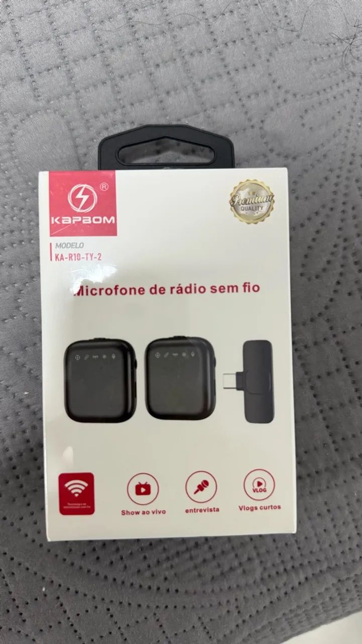 Microfone de radio sem fio