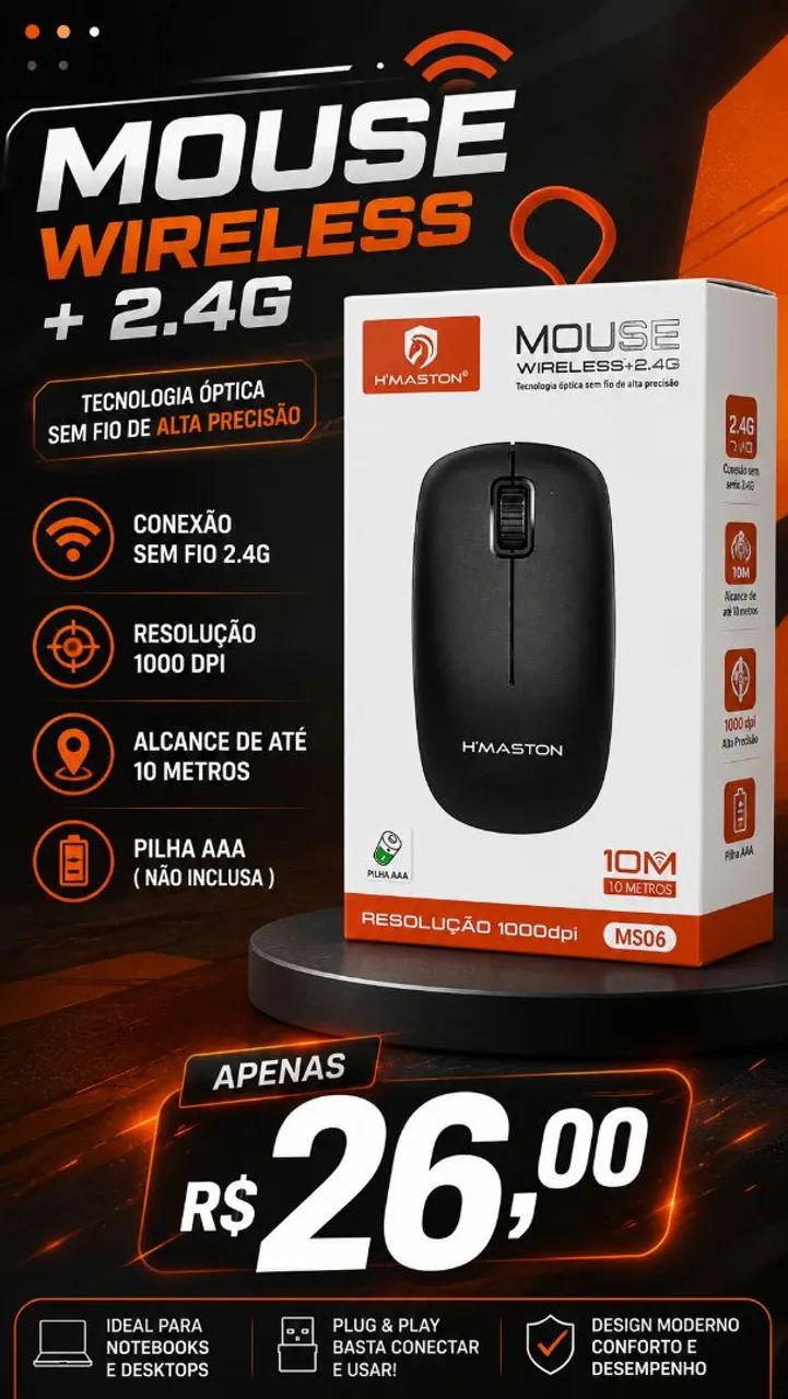 Mouse sem fio