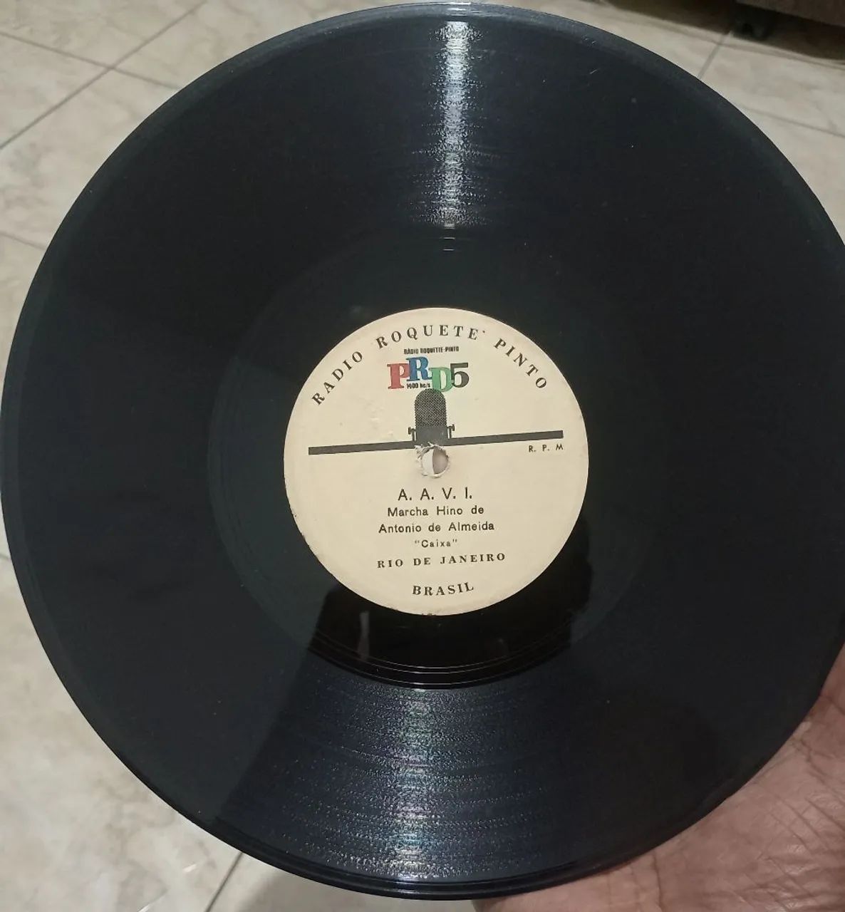 LP 10 Polegadas 78 RPM do Clube Atlético Vila Isabel RJ Raríssimo ZERADOOOO - Foto 3