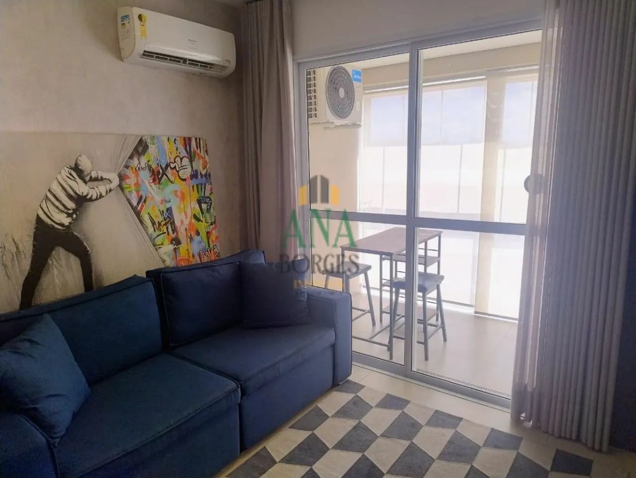 Apartamento studio mobiliado