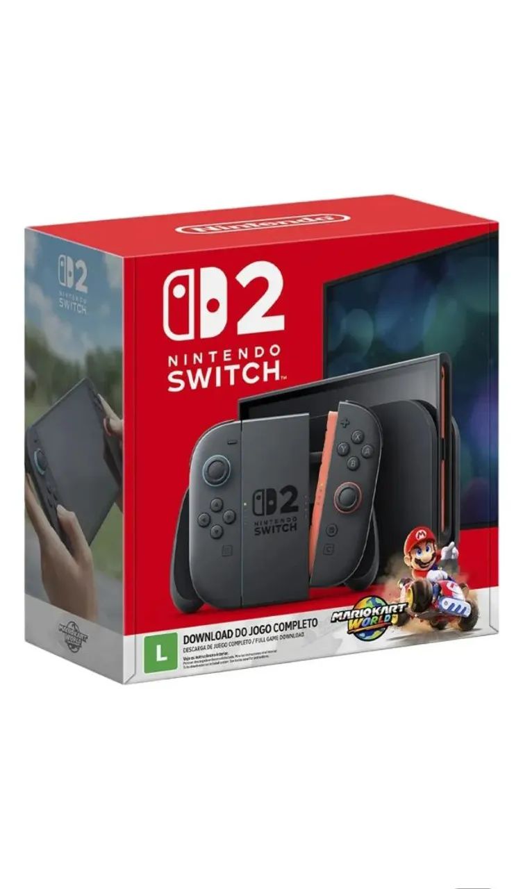 Nintendo switch 2 4600 novo parcelado no cartao
