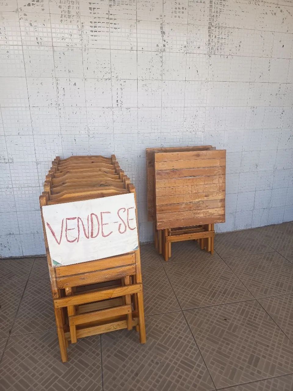 Mesas e cadeiras dobráveis  - Foto 2