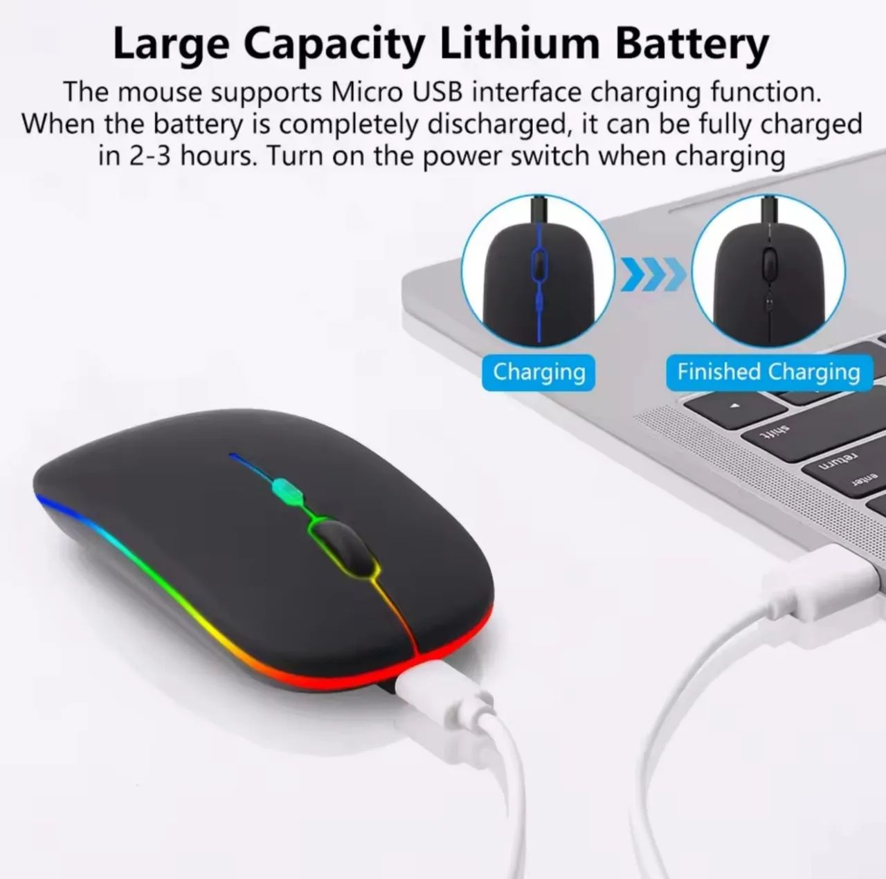 Mouse Sem Fio Bluetooth ENTREGA EM DOMICÍLIO em toda João Pessoa  - Foto 3