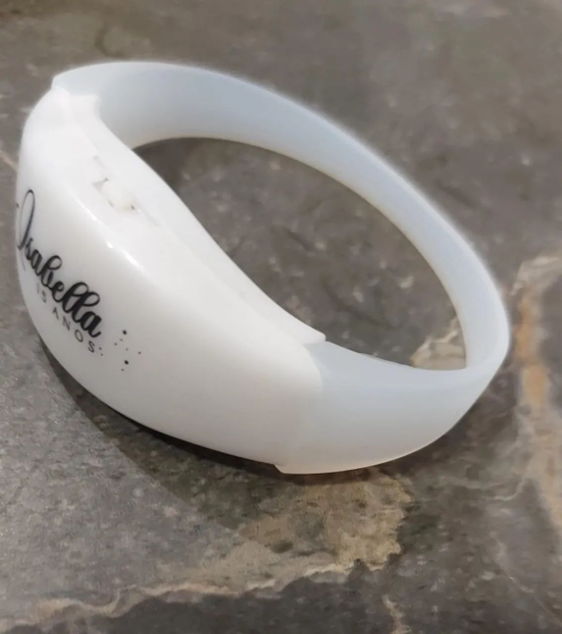 Pulseira De Led - Isabella 15 Anos - Acende Com Movimento