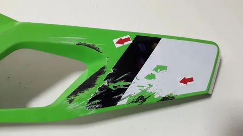 Carenagem Lateral Kawasaki Zx4r 24/26 L/e Ori Avarias 63774 Verde