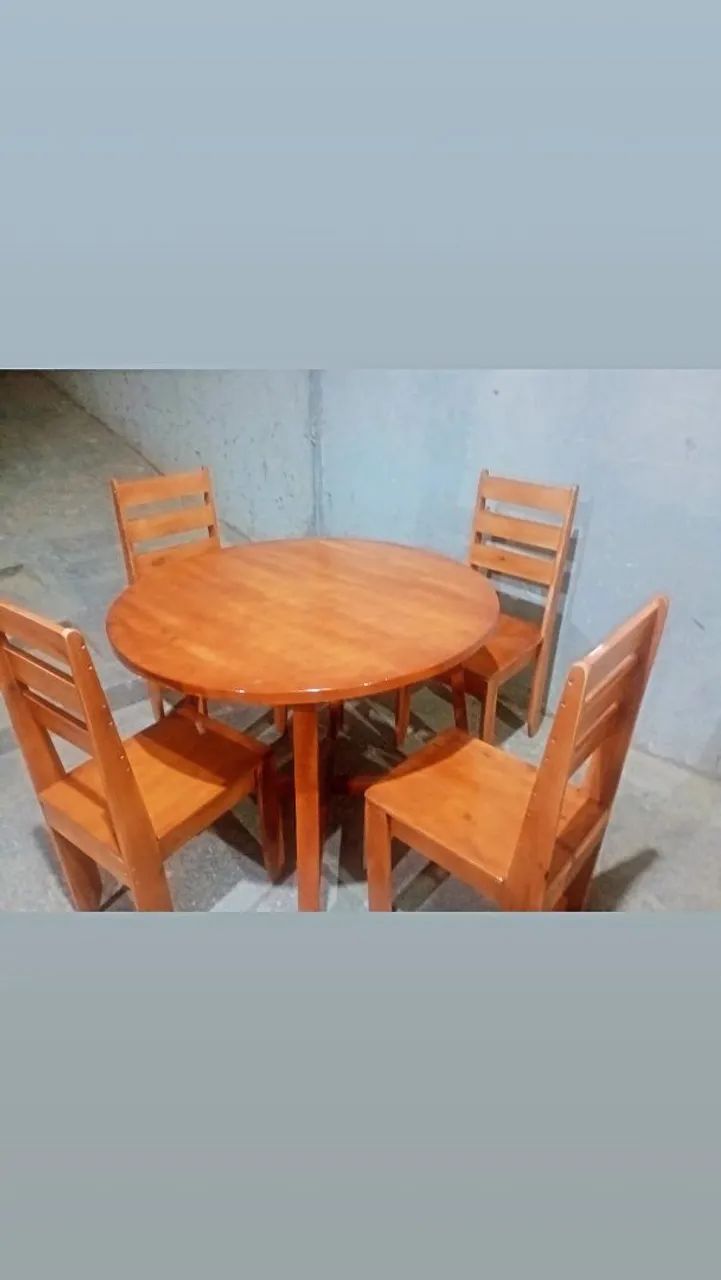 MESA REDONDA COM 4 CADEIRAS  - Foto 5