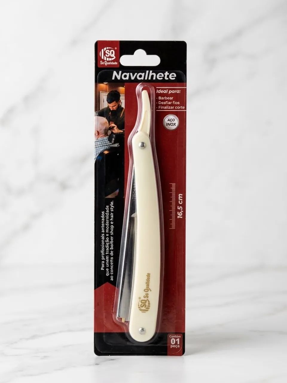 Kit Profissional Navalhete Aço Inox + Caixa de Lâmin - Foto 5