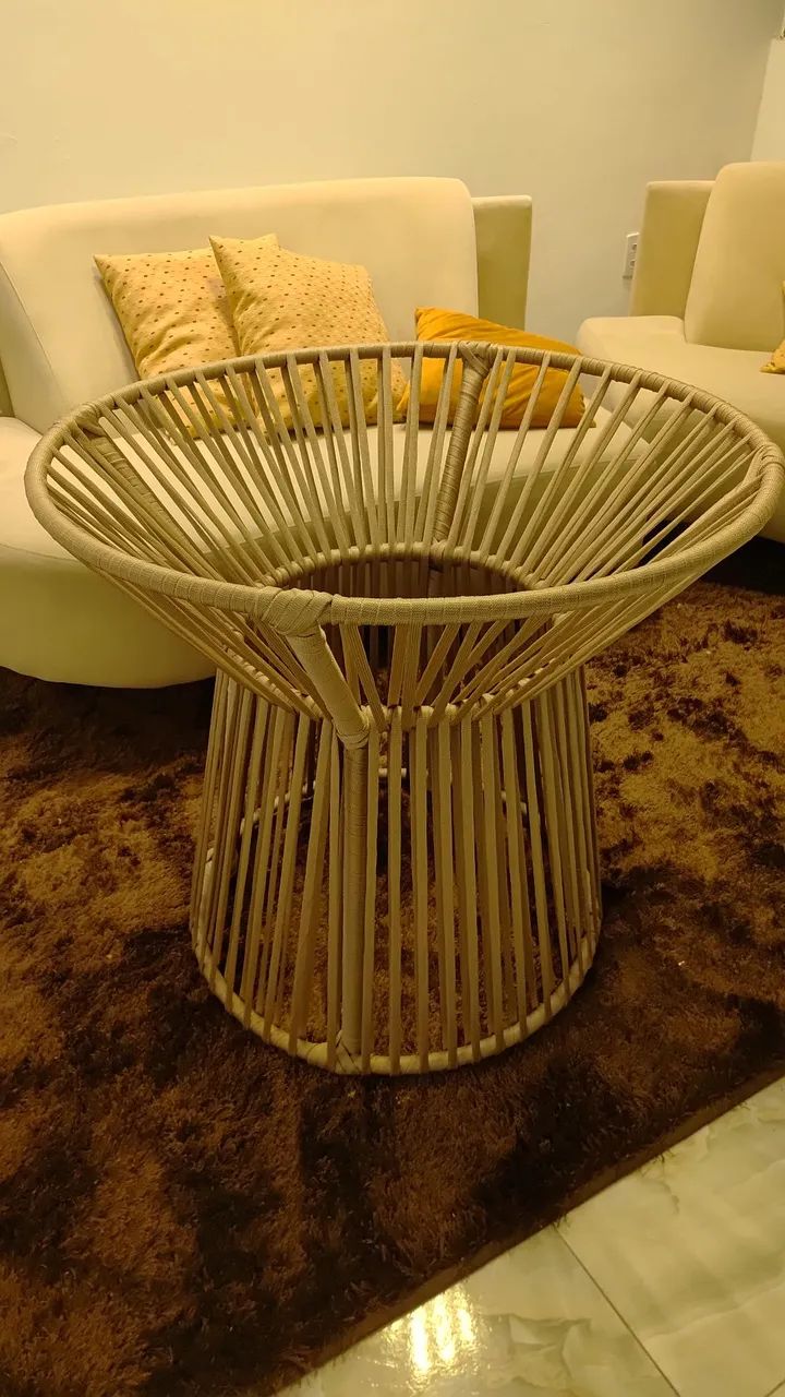 Base para mesa em corda náutica 
