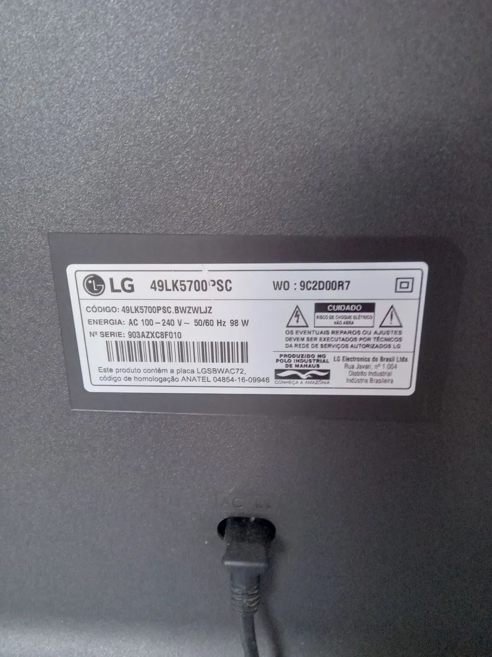 Tv LG com defeito  - Foto 4