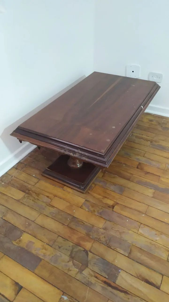 Mesa baixa estilo indiano em madeira maciça raridade! 