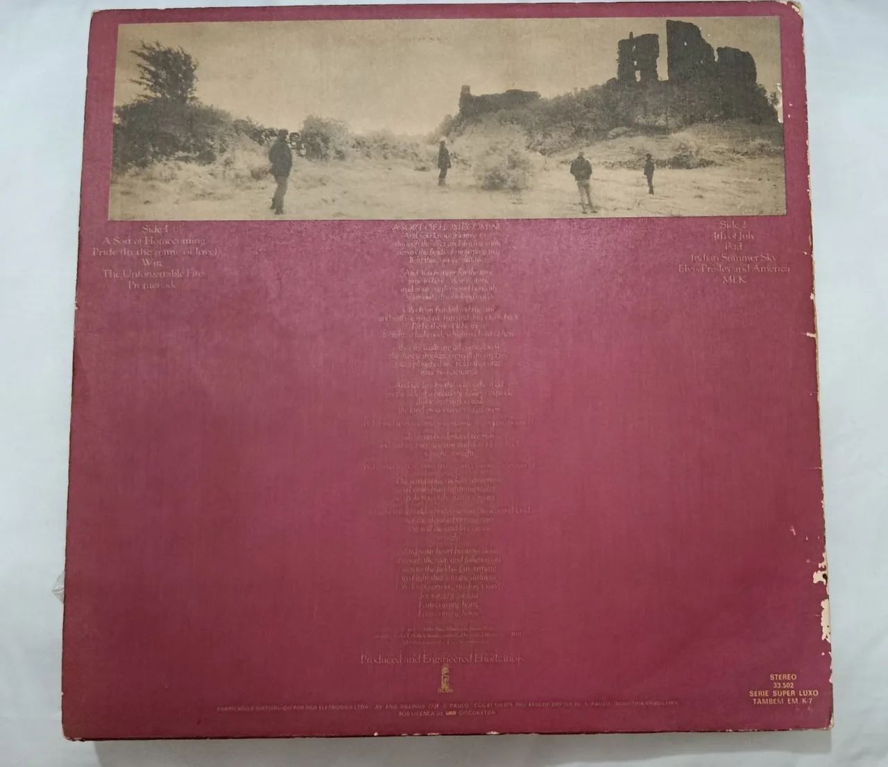 LP U2 The Unforgettable Fire 1984 Vinil Original - Foto 2