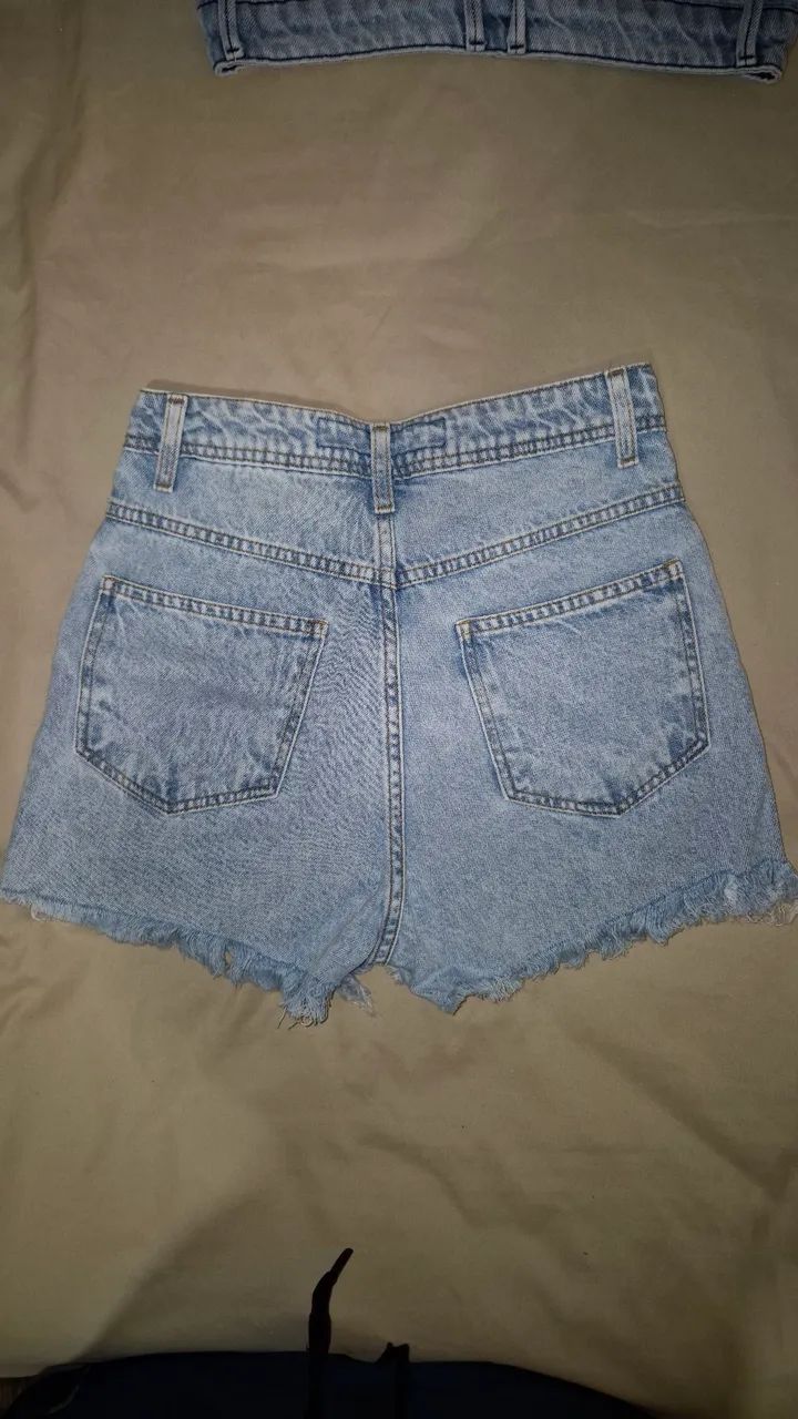 Shorts jeans sem cobertura - Foto 2