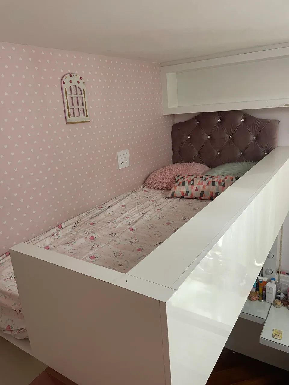     Quarto Infantil Planejado Completo com Cama Elevada, Escorregador e Escada-Gaveta - Foto 3