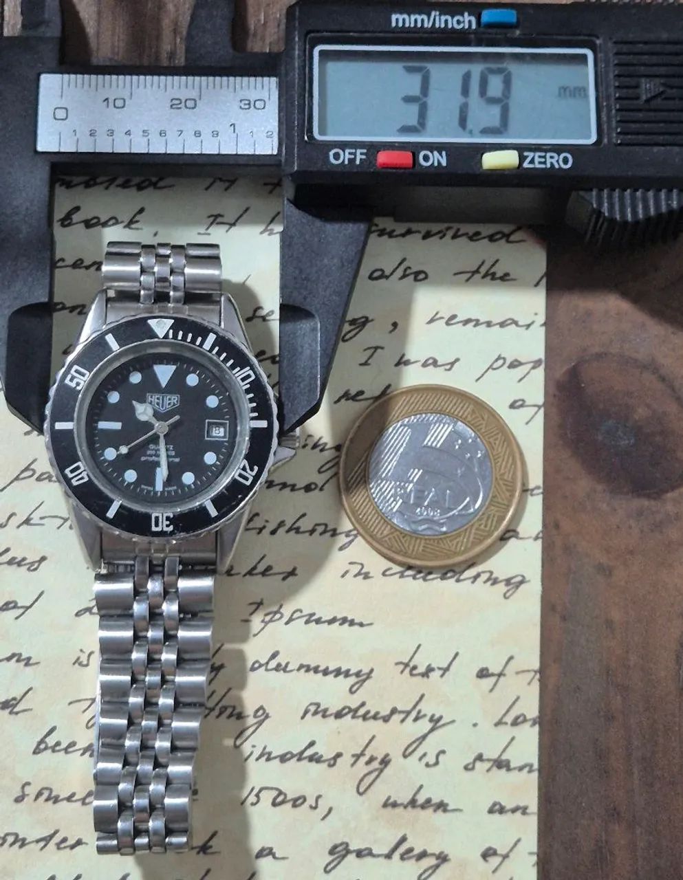 Relógio Heuer (Pré-TAG) Professional 200m Vintage Anos 80 - Foto 4