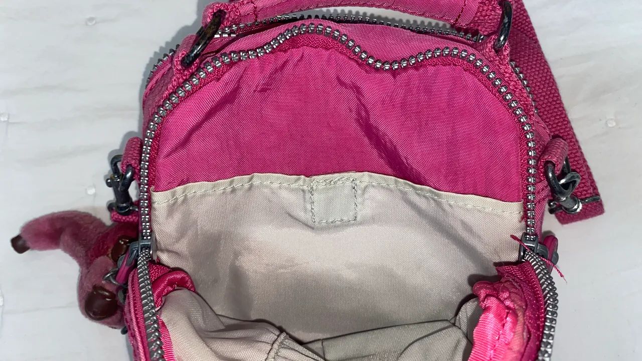 bolsinha rosa - kipling  - Foto 4
