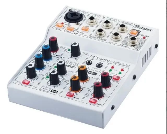 Mesa De Som Staner Mx0402i Interface De Áudio Usb - Foto 2