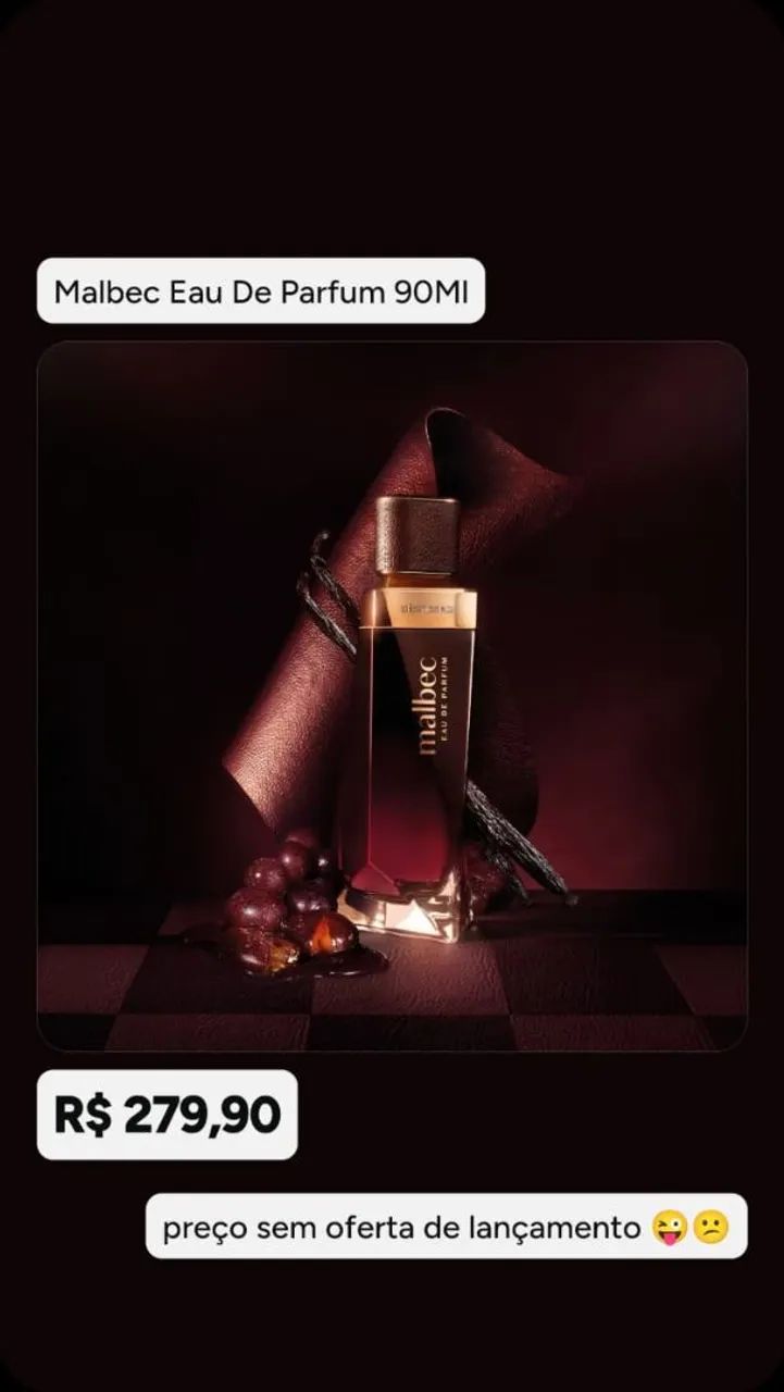 Malbec perfume Eau de Parfum 90ml