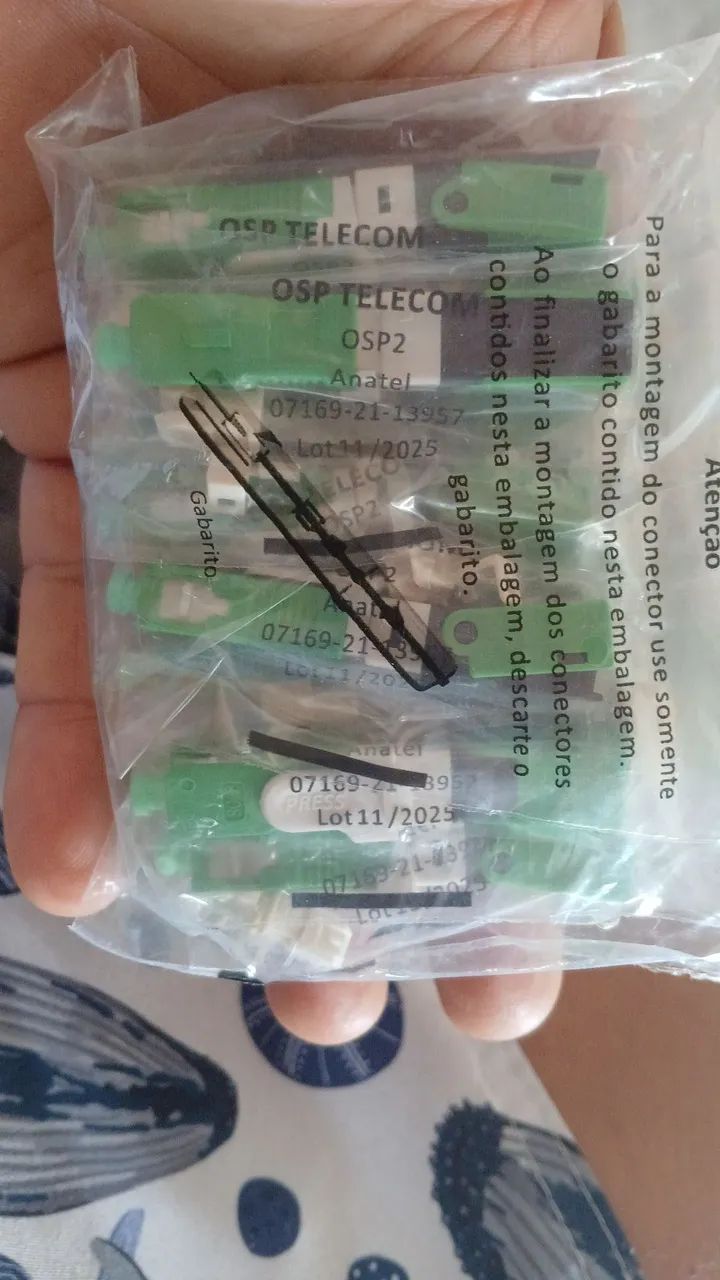 Conector sc Apc fibra óptica  - Foto 3